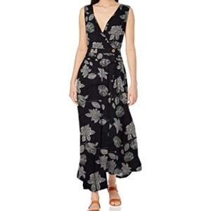 Roxy in the Mood for Dance Floral Black Maxi dress